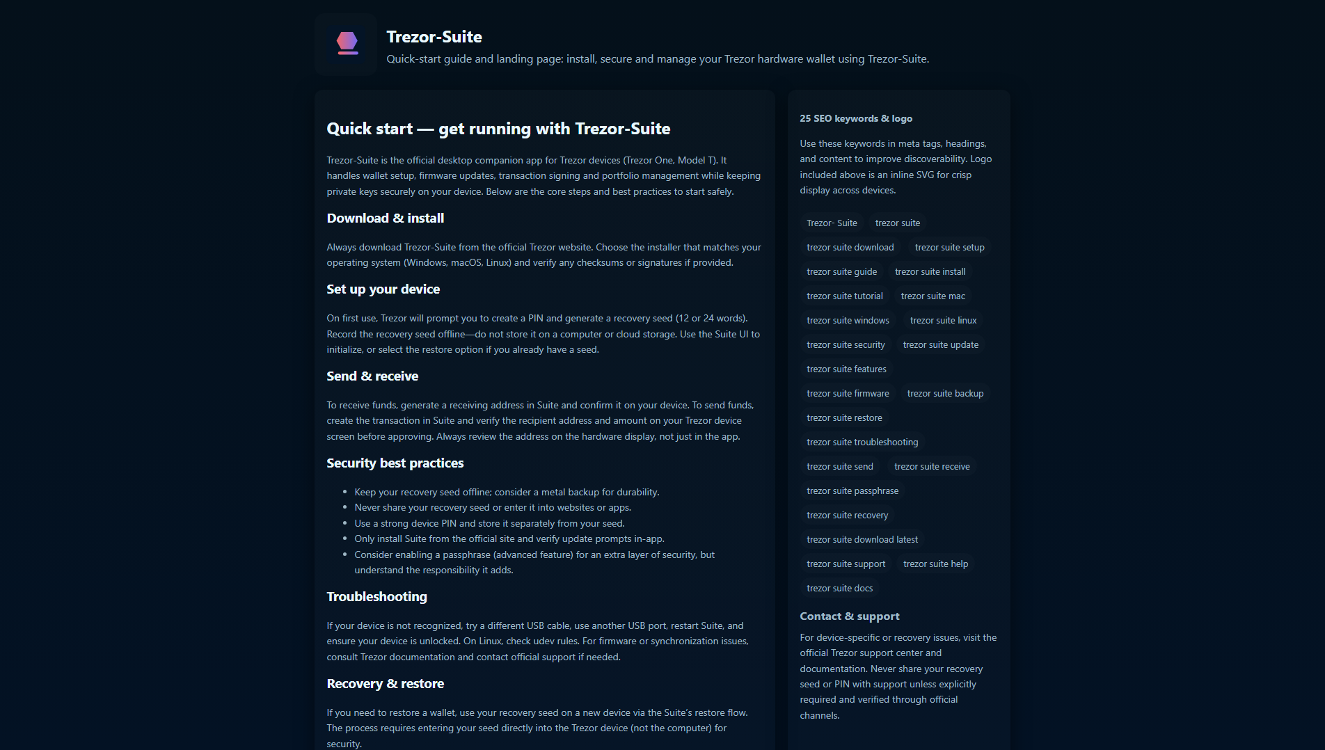 Stored capture of welt-terzor-suit.pages.dev