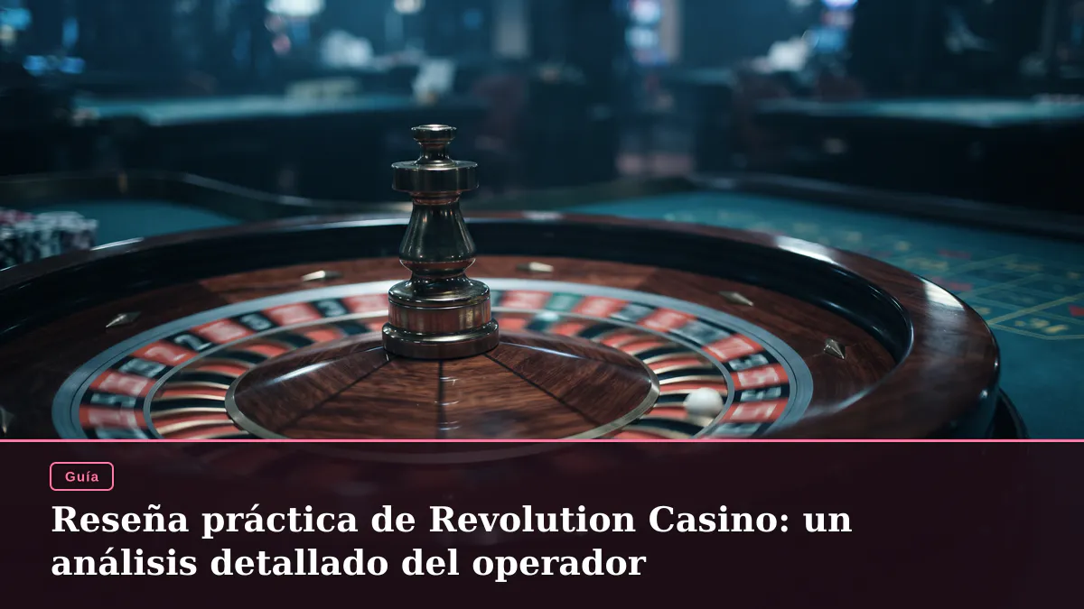 Reseña práctica de Revolution Casino: un análisis detallado del operador