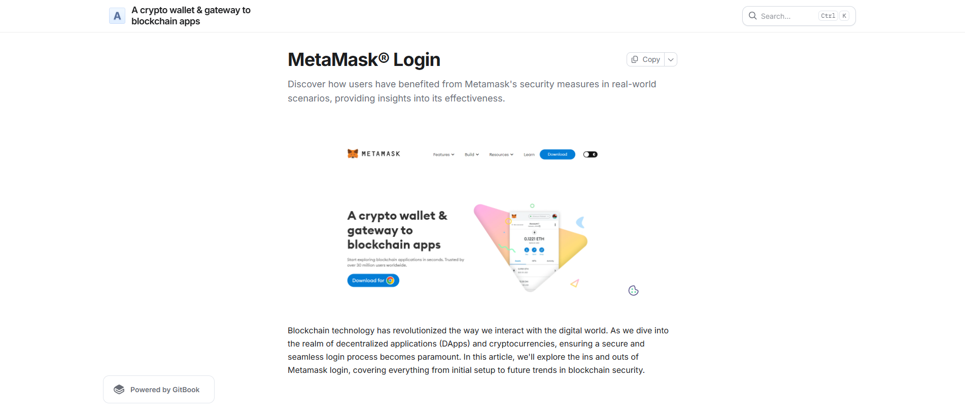 Stored capture of metamcckklognikk.gitbook.io