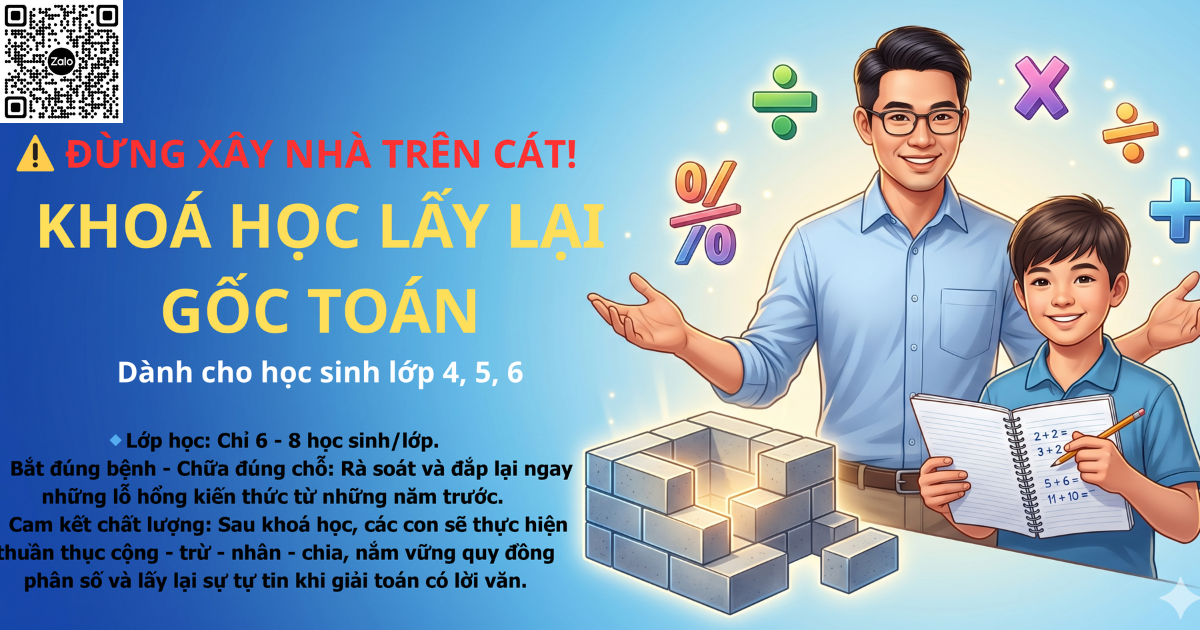 Làm Thế Nào Để Trẻ Hết "Sợ Toán"? Giải Pháp Cứu Gốc Toán Lớp 4, 5, 6 Toàn Diện Tại MathDojo
