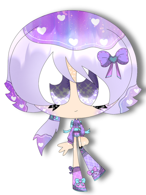 Aurora cake pop