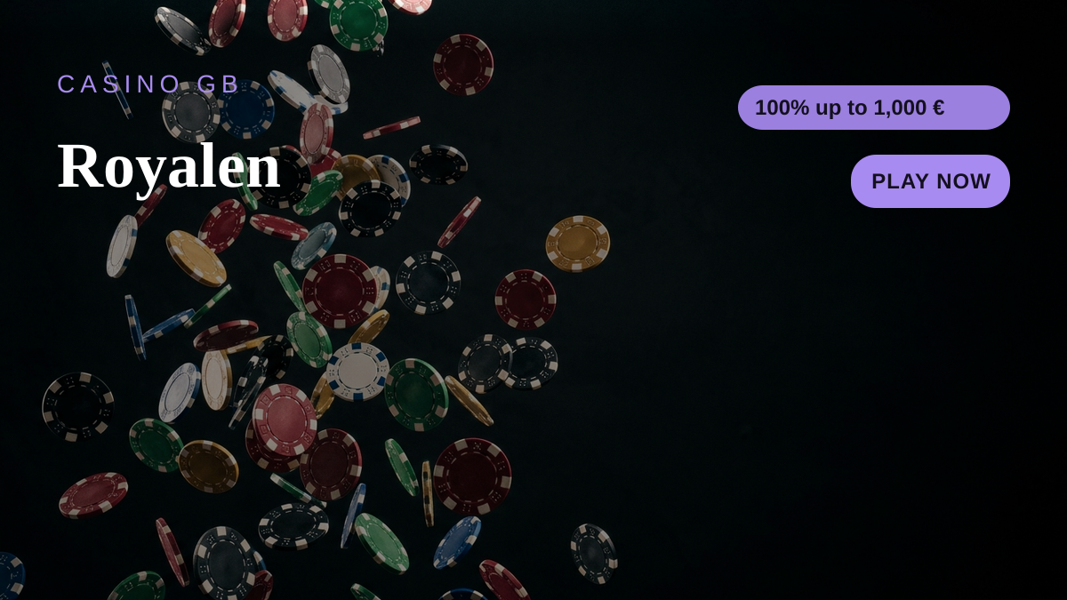 Royalen casino — welcome bonus 100% up to 1,000 € + 200 FS, payments: Visa, Mastercard, Paysafecard, Apple Pay, Google Pay