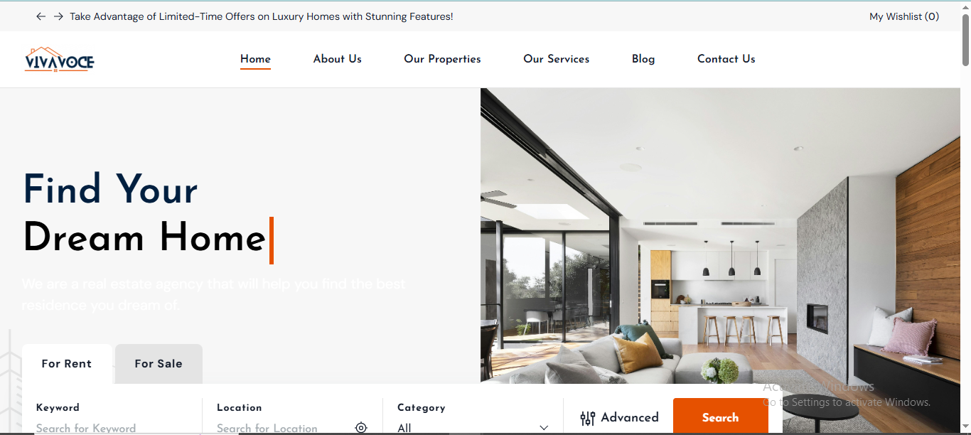 Real Estate Website
