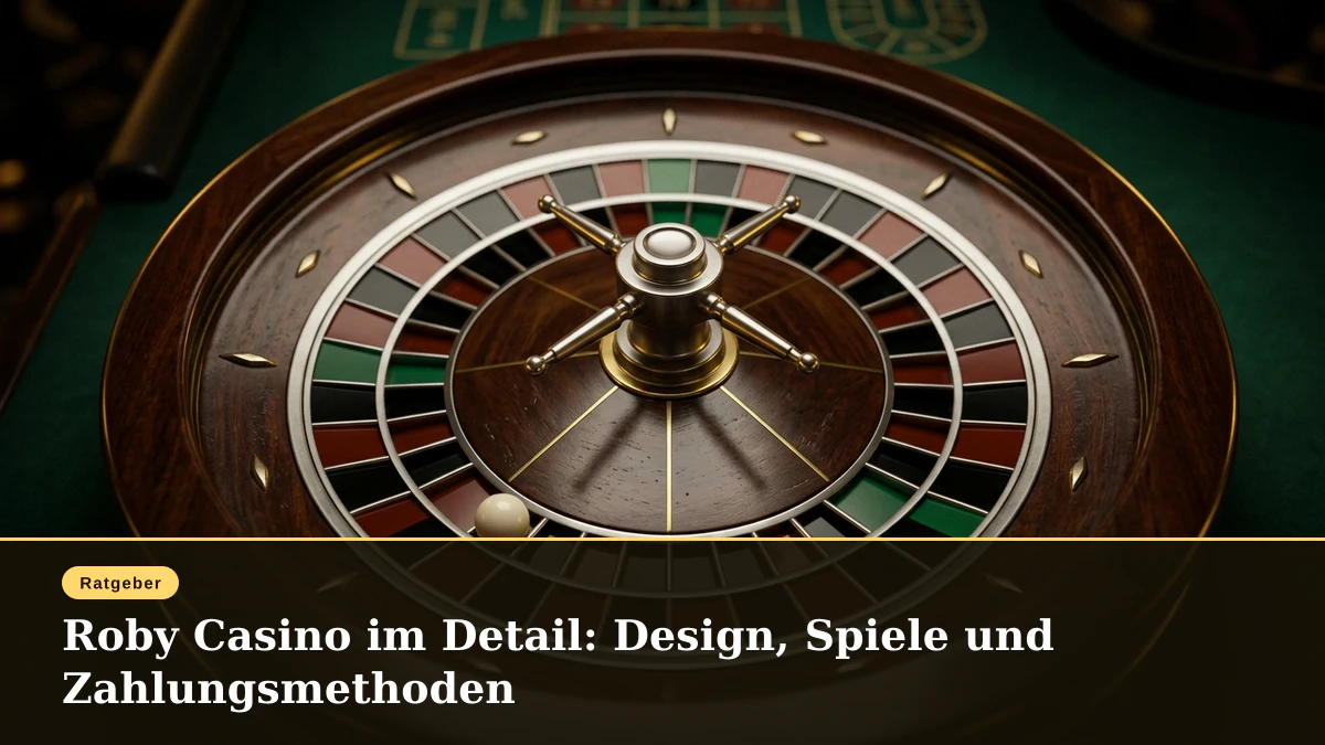 Roby Casino im Detail: Design, Spiele und Zahlungsmethoden