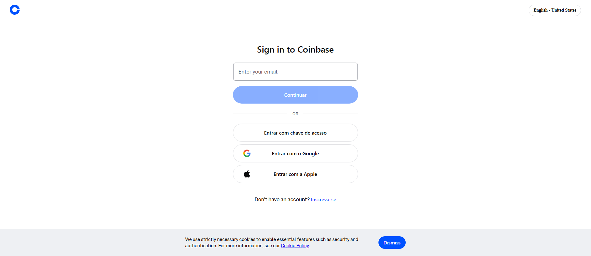 Stored capture of coinbase.com.app-en.us