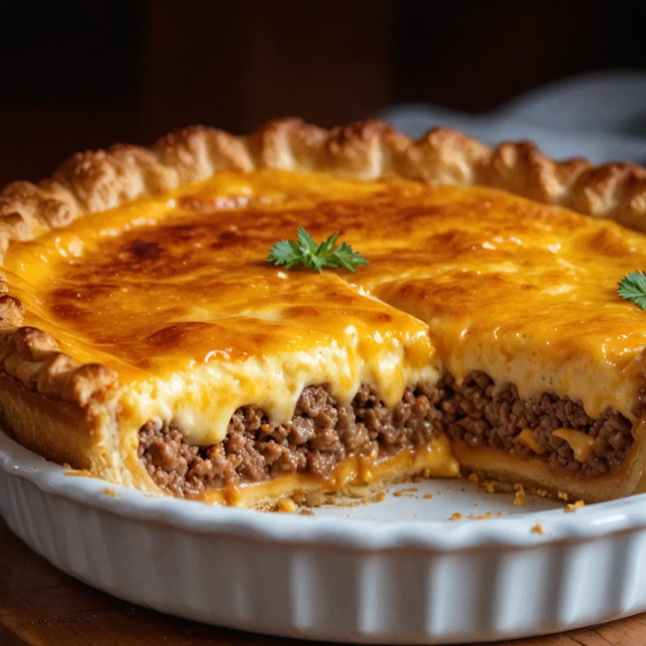 Ultimate Homemade Cheeseburger Pie Recipe