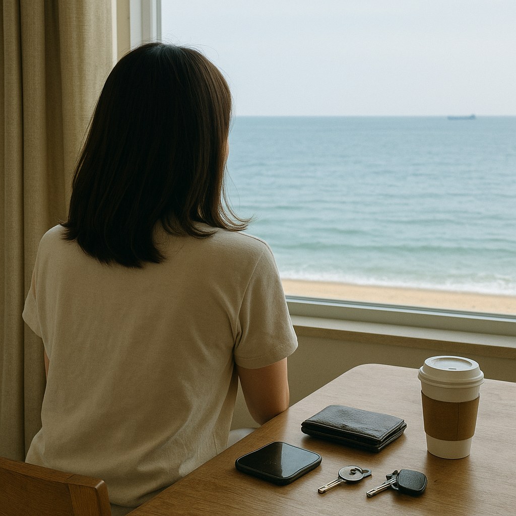korea hotel sea view room