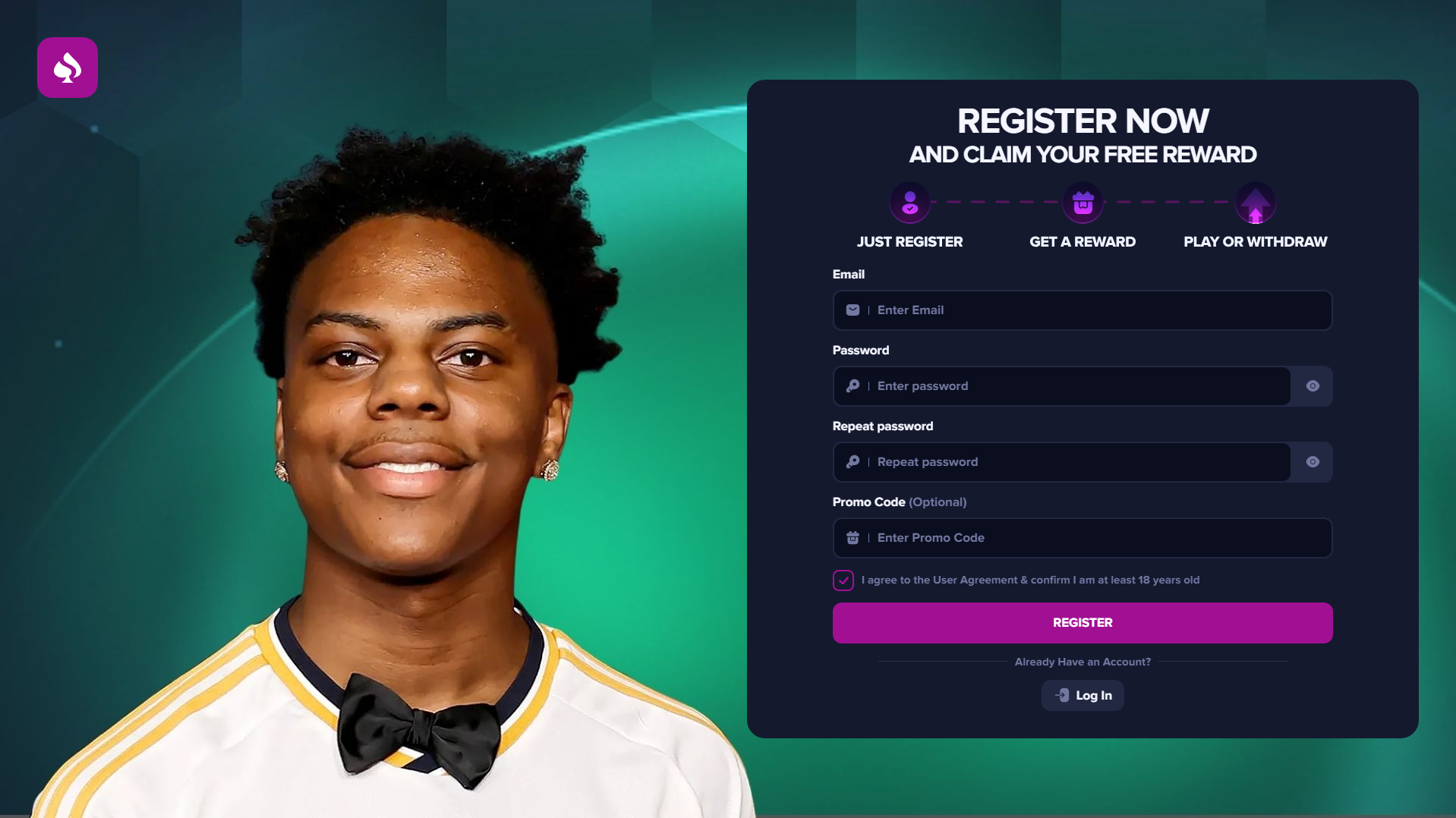 Forensic screenshot of [REDACTED] showing the phishing page layout