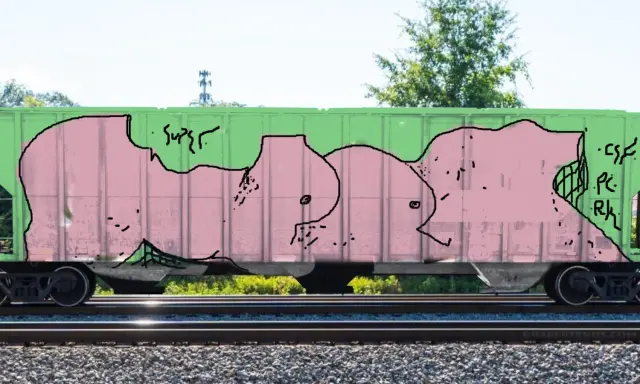 Graffiti artwork by super
