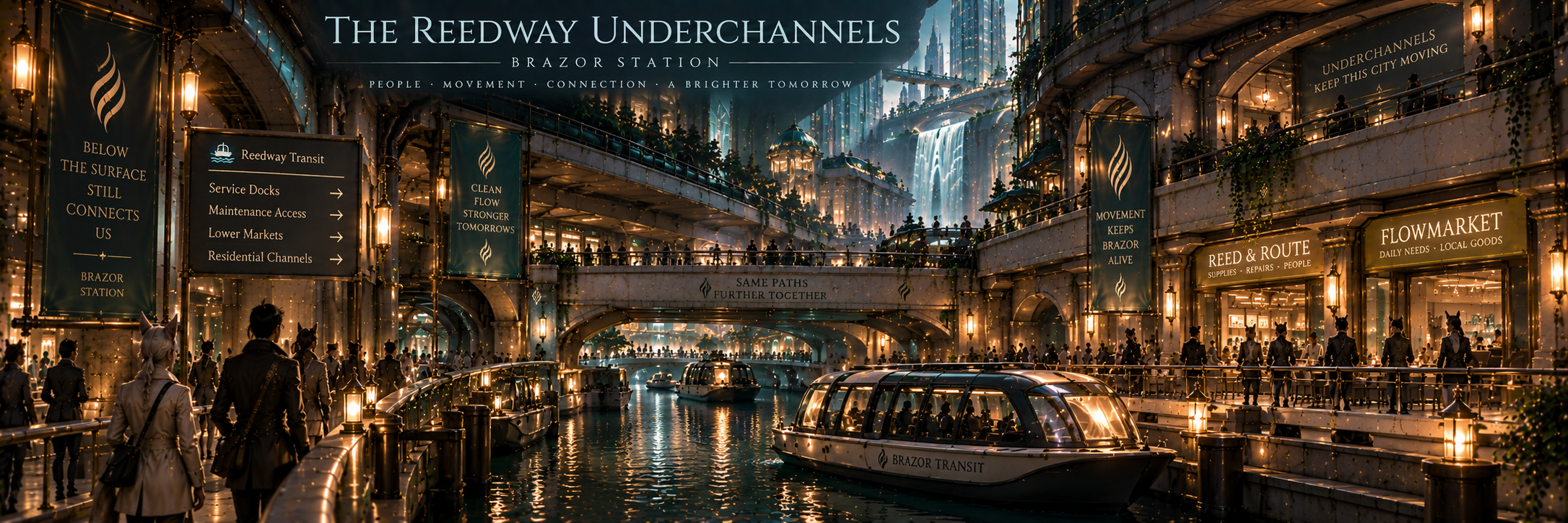 The hidden Reedway Underchannels beneath Brazor Station