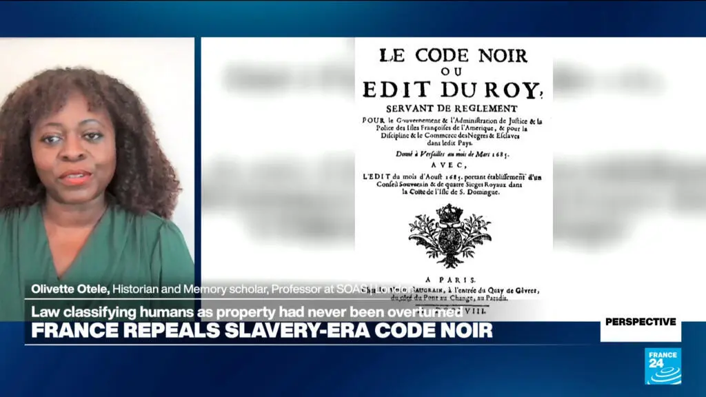 France Repeals the Black Code: A Step Towards Addressing Historical Injustices