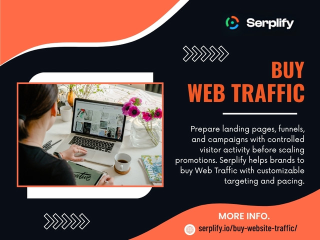 The phrase buy web traffic can make the process sound like a simple numbers game. In reality, the number of visits is only one piece of the picture. A campaign deserves closer attention when the visitors have a sensible source, the audience matches the website and the reporting gives you enough information to judge what happened.

Click here for more information: https://serplify.io/buy-website-traffic/

Read Our Blogs:
https://serplifyio.weebly.com/
https://serplifyio.medium.com/
https://serplifyofficial.tumblr.com/

More Links:
https://heylink.me/serplifyio/
https://gravatar.com/serplifyofficial
https://triberr.com/serplifyio