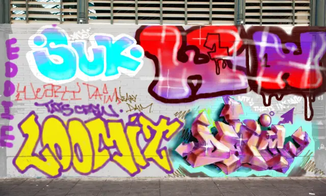 Graffiti artwork by Bab