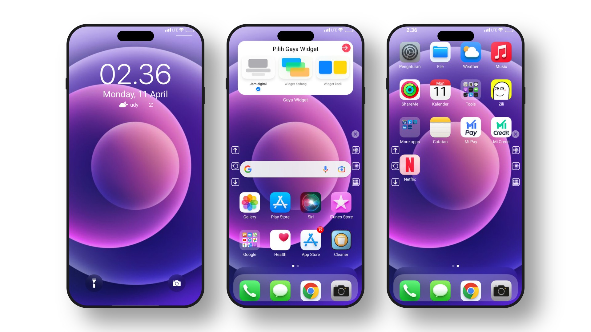 iPhone XR indo HyperOS Theme