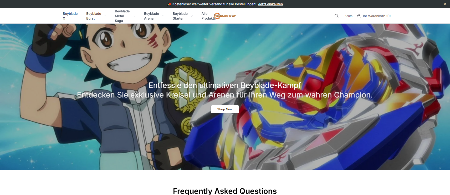 Primary capture · beybladeshoponline.shop