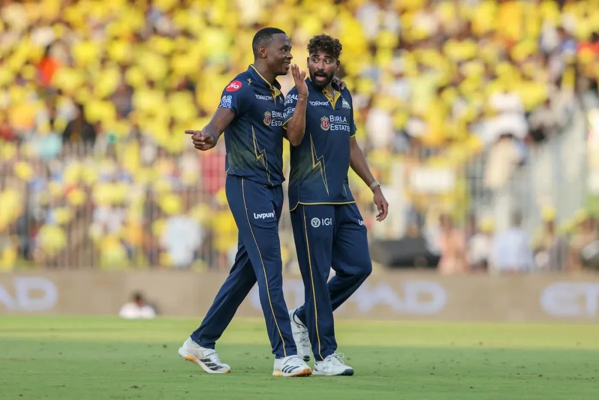 Kagiso Rabada and Mohammed Siraj