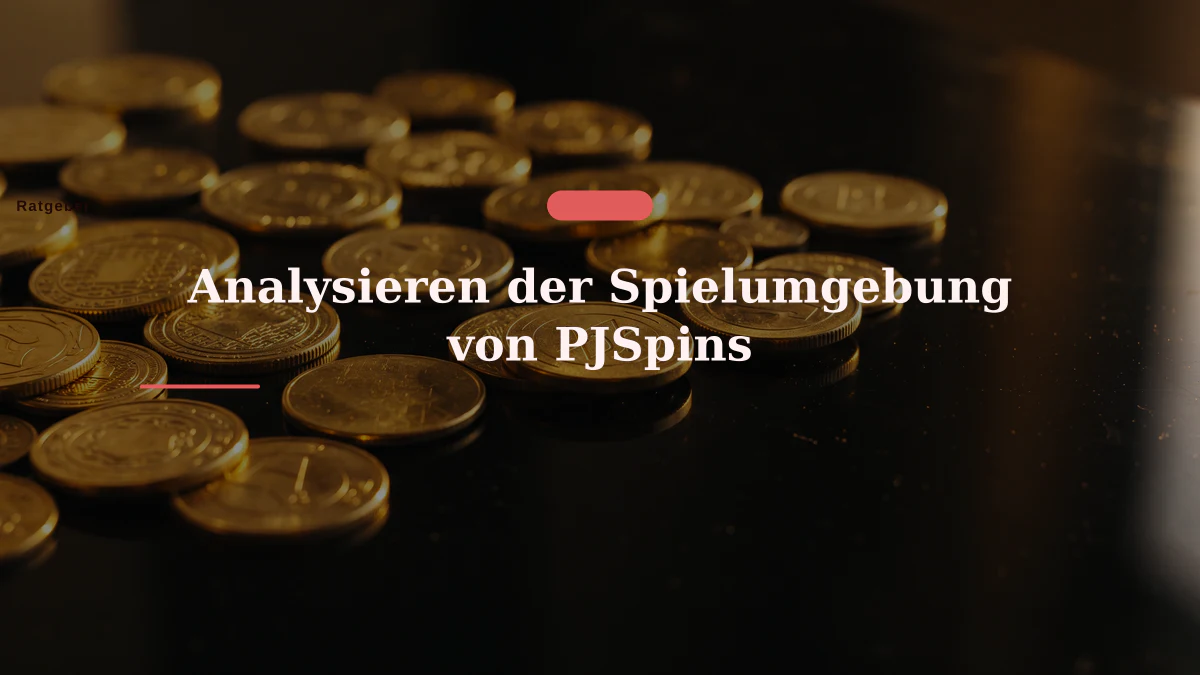 Analysieren der Spielumgebung von PJSpins