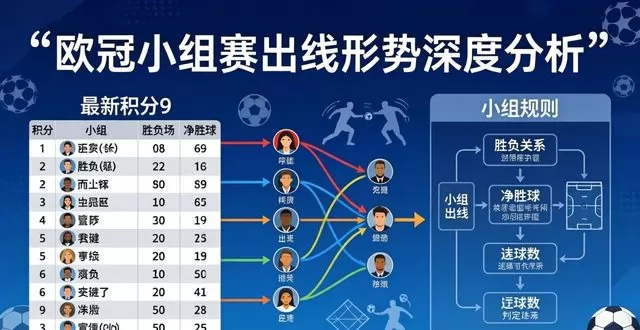 欧冠小组赛出线形势深度分析：最新积分榜、晋级规则与出线悬念全解析