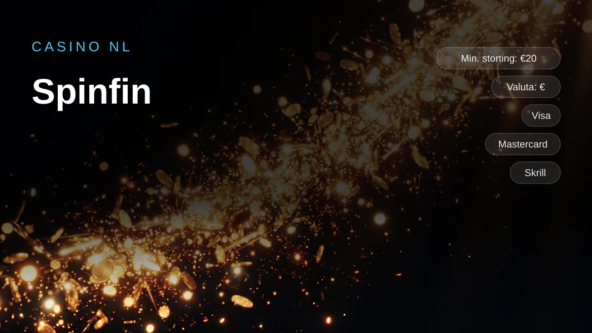 Spinfin casino — welkomstbonus 100% match bonus tot €2.000 + 150 FS, betalingen: Visa, Mastercard, Skrill, Neteller, Paysafecard