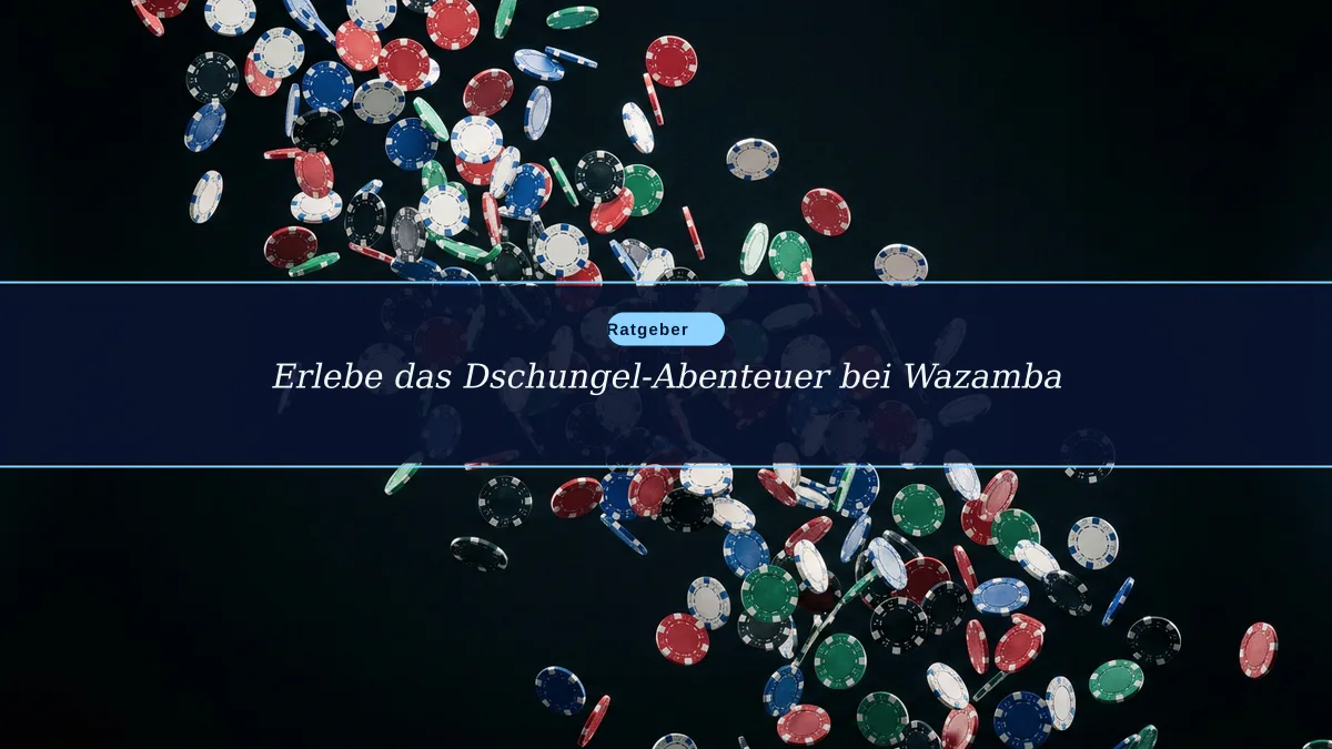 Erlebe das Dschungel-Abenteuer bei Wazamba