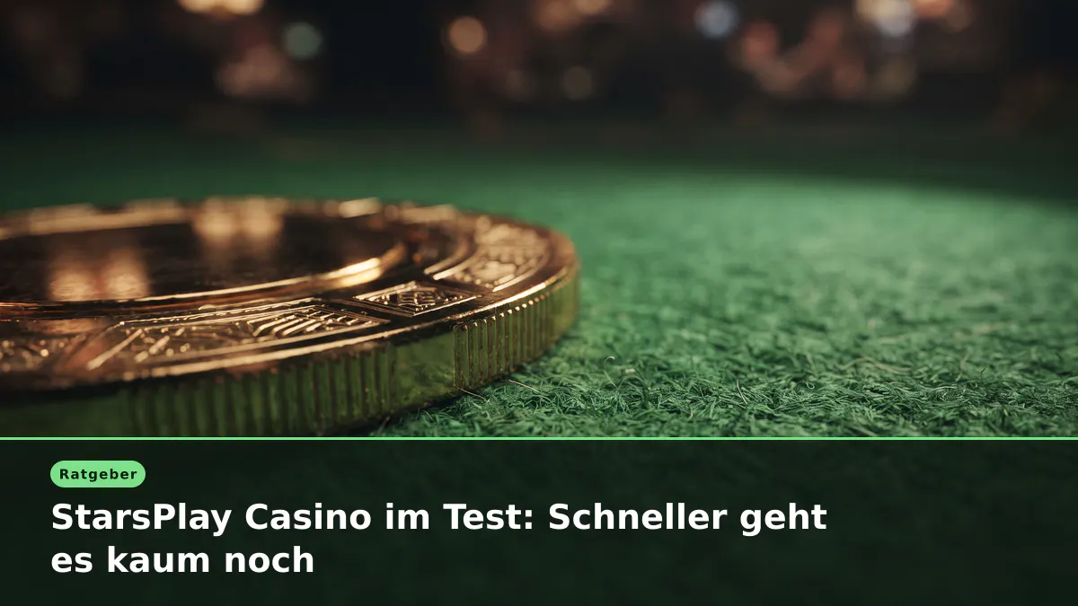 StarsPlay Casino im Test: Schneller geht es kaum noch