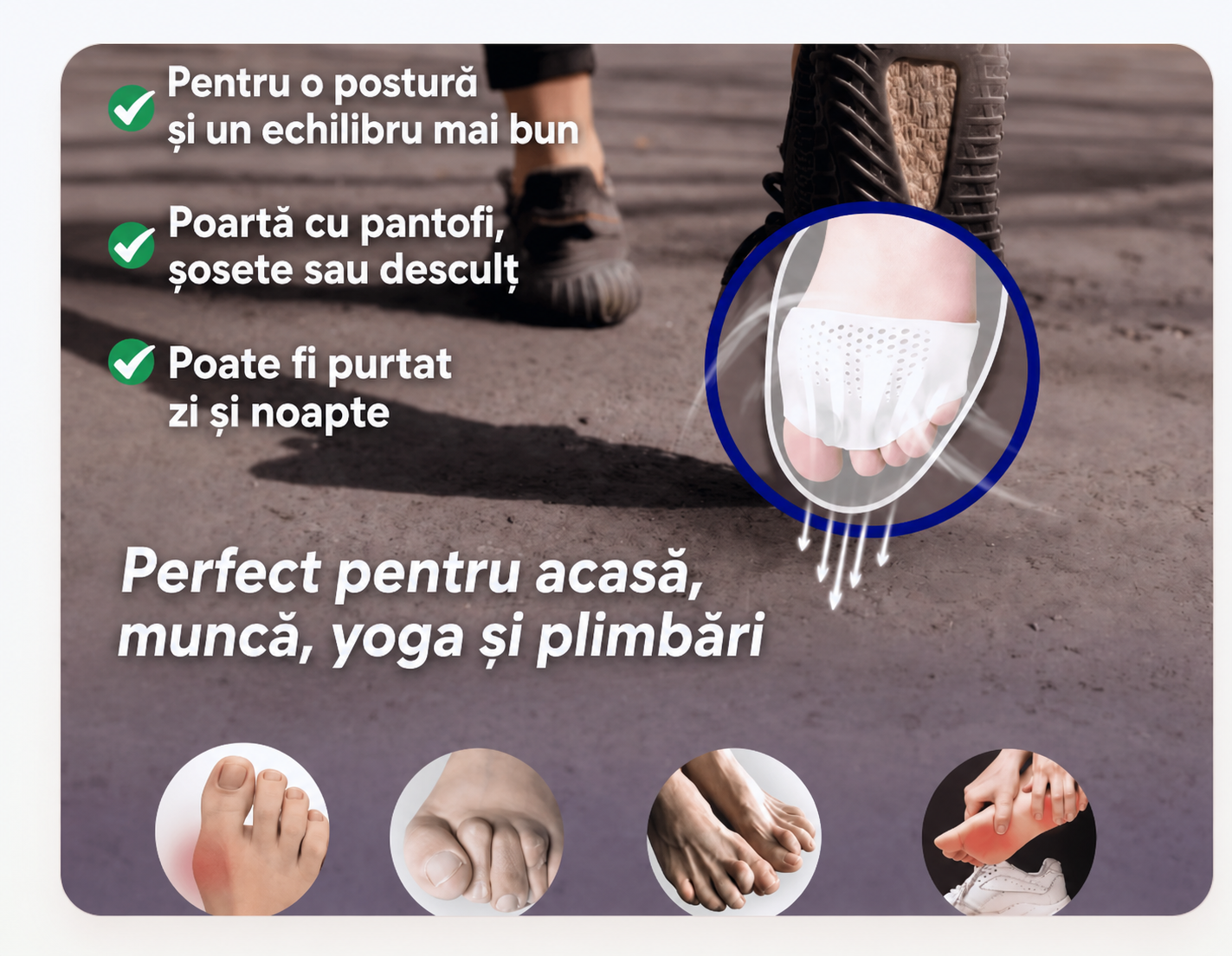 Senioro     ToeAlign pentru degete îndoite și înghesuite