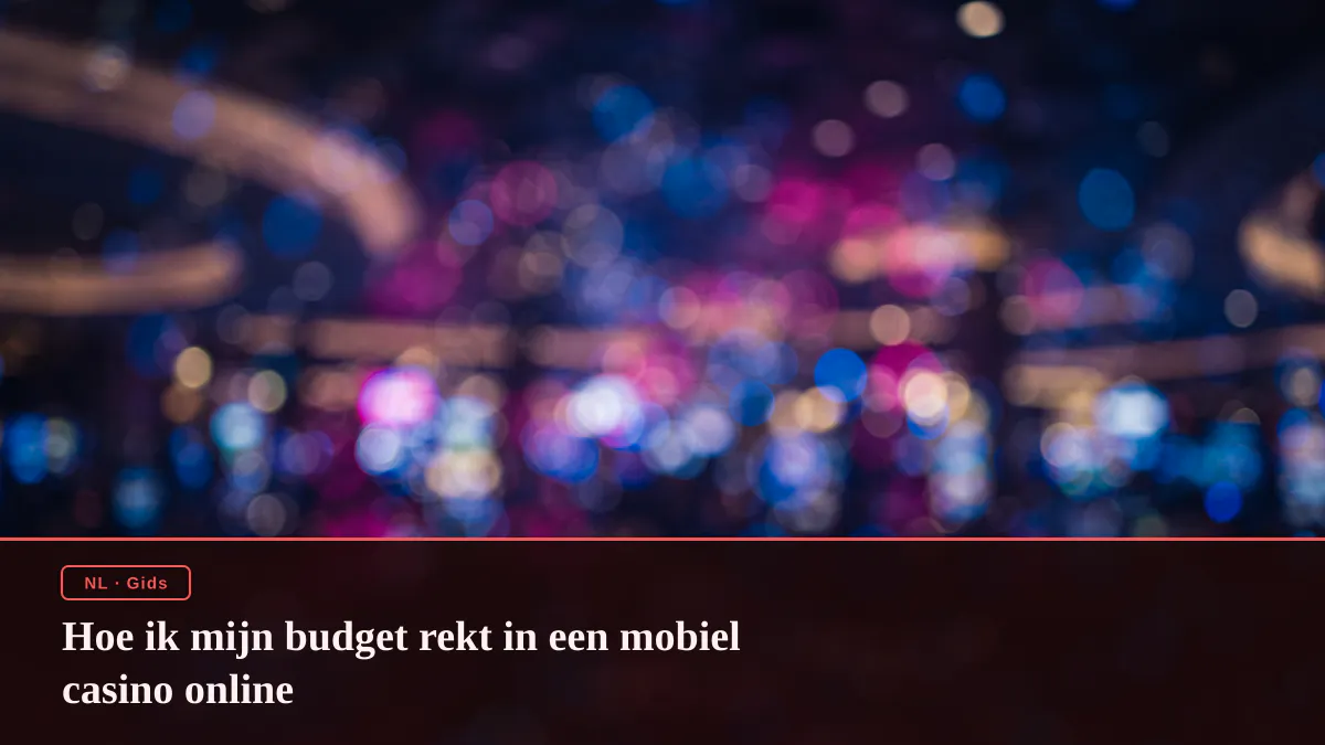 Hoe ik mijn budget rekt in een mobiel casino online