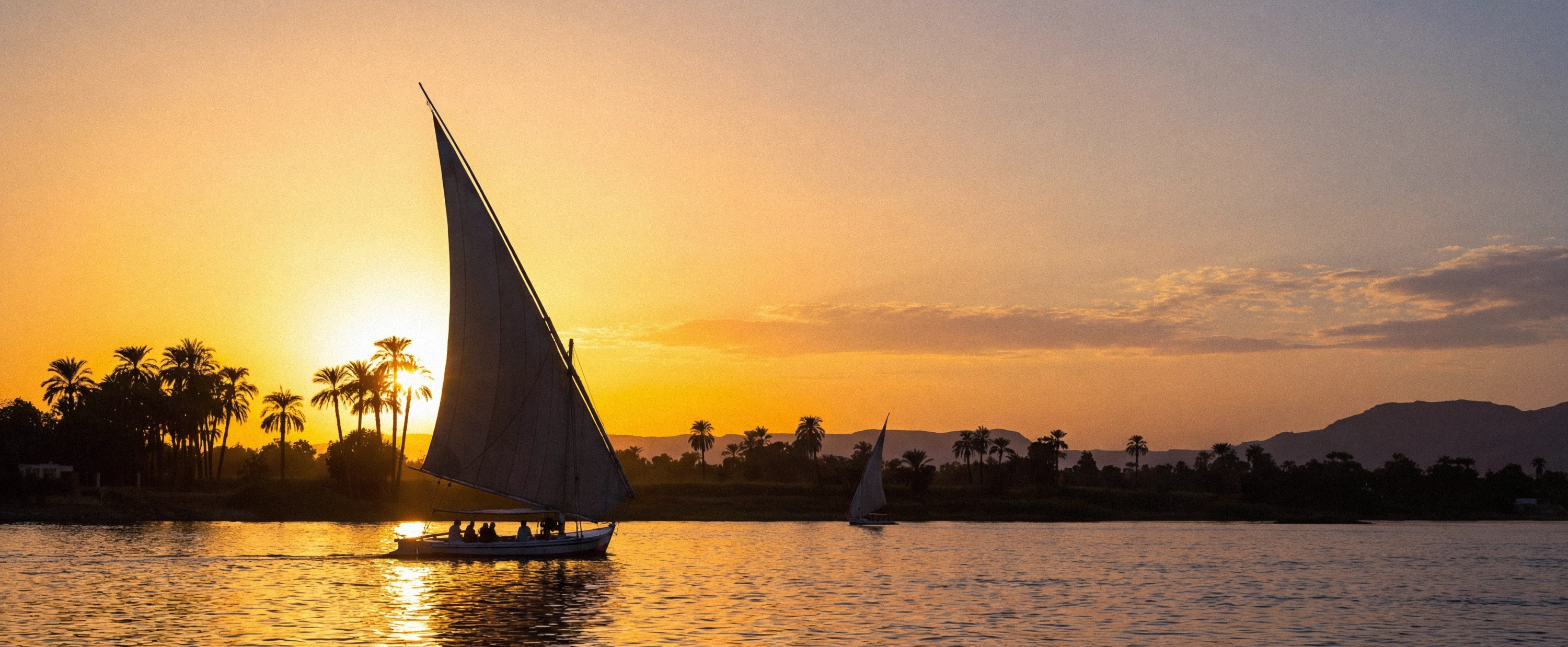 The Nile at sunset