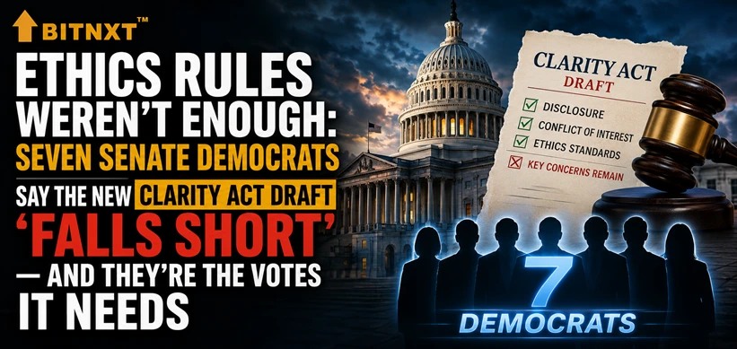Ethics Rules Weren't Enough: Seven Senate Democrats Say the New Clarity Act Draft ‘Falls Short’ — and They're the Votes It Needs — Regulation crypto news