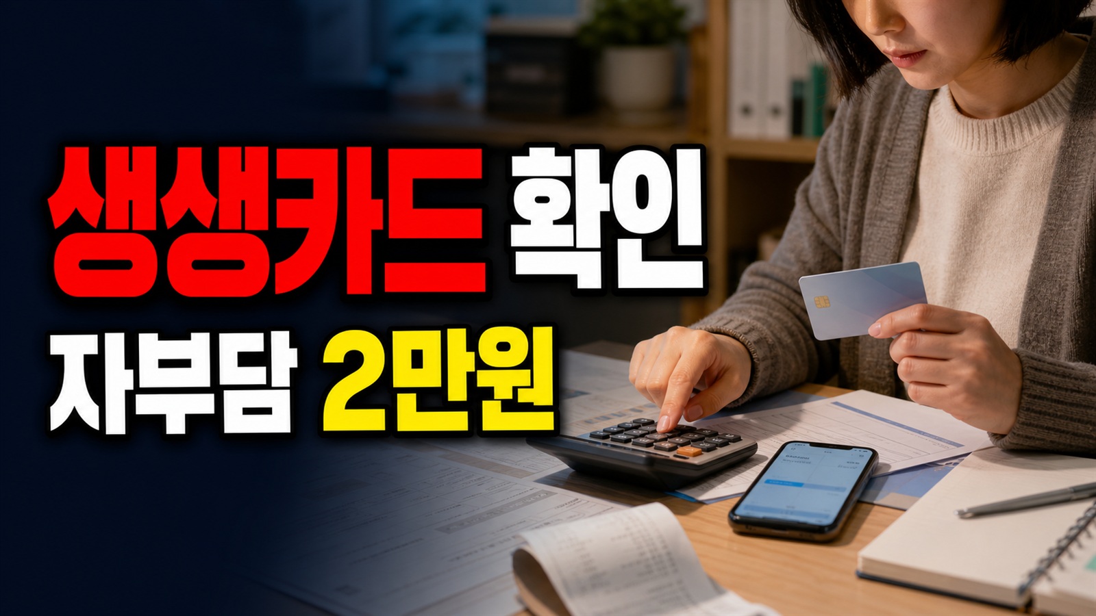 보조금 13만원인데 카드 기준은 15만원? 부안 여성농업인 생생카드 자부담 2만원 확인 관련 핵심 정보를 상징적으로 보여주는 썸네일 이미지