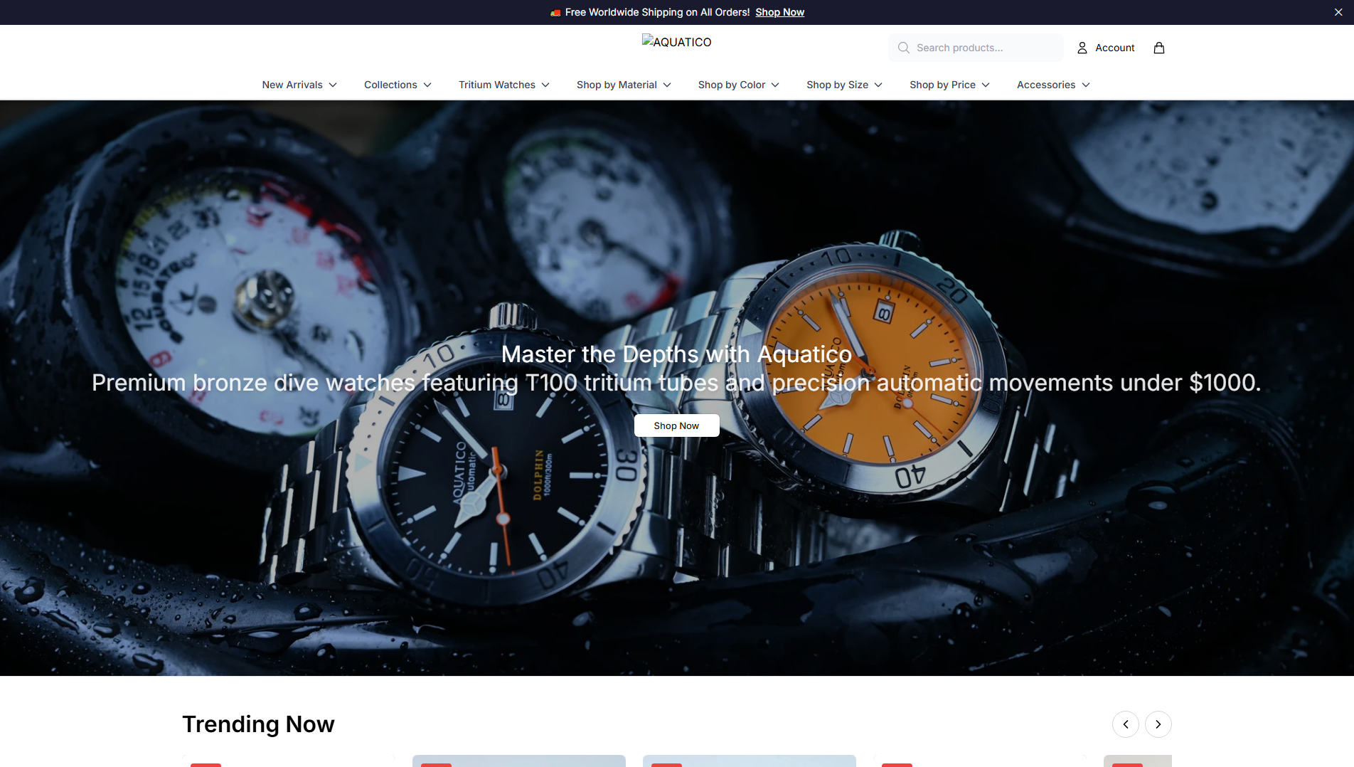 Stored capture of aquaticoluxe.shop