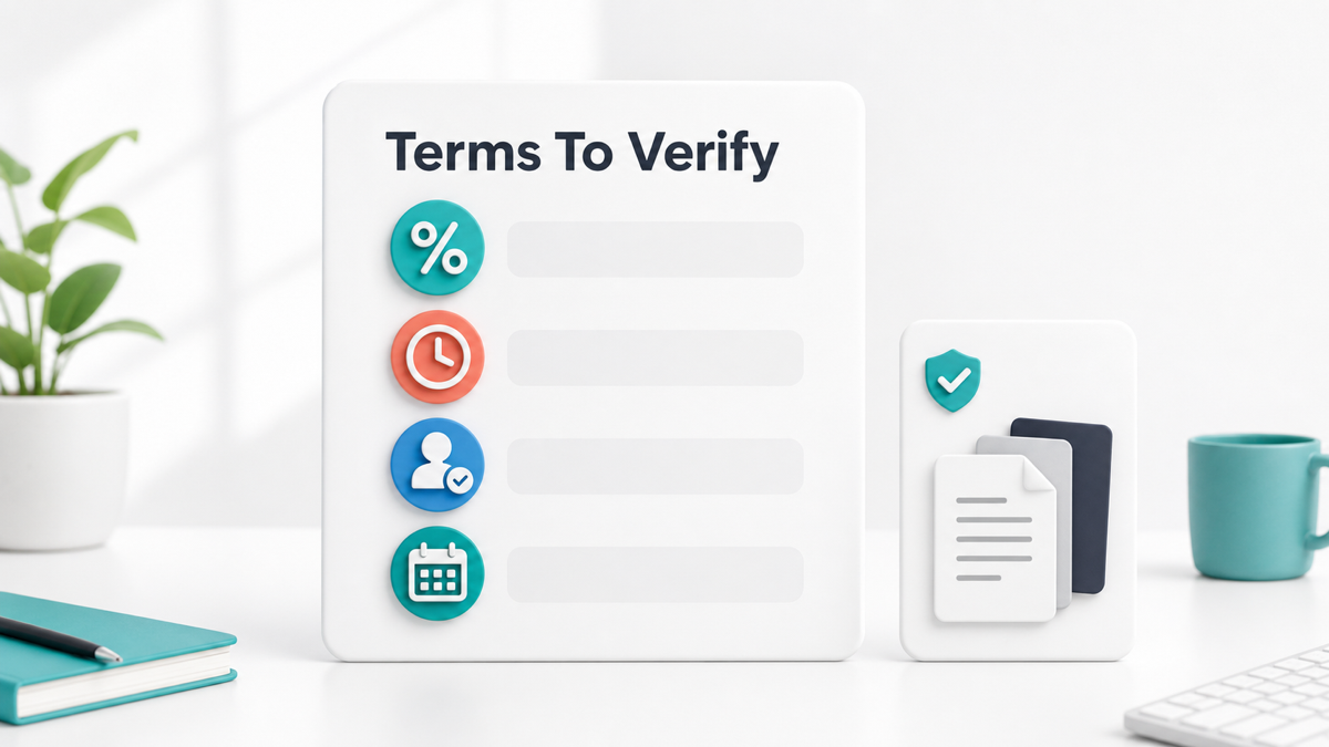 Terms to verify before promoting hosting affiliate programs