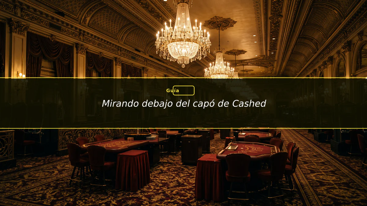 Mirando debajo del capó de Cashed