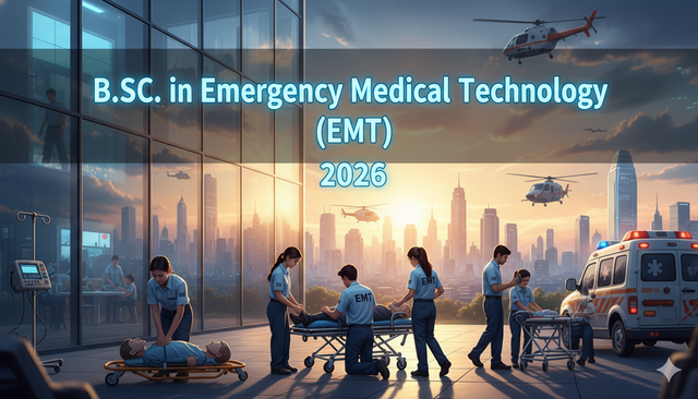 B.Sc. in Emergency Medical Technology (EMT) 2026