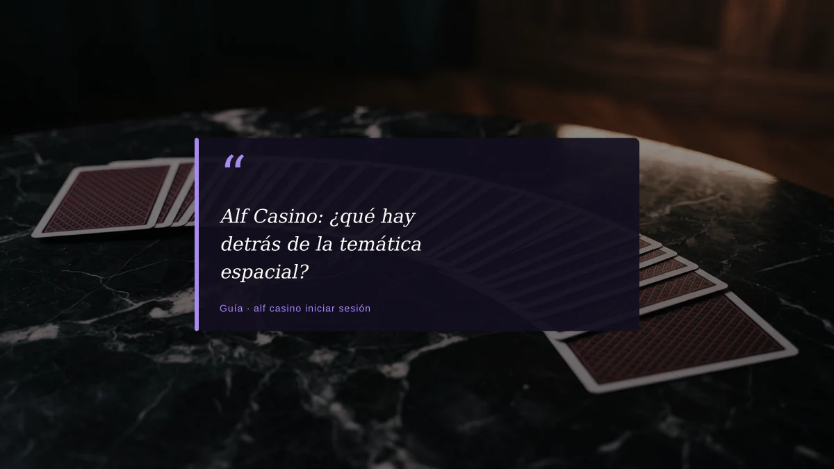 Alf Casino: ¿qué hay detrás de la temática espacial?