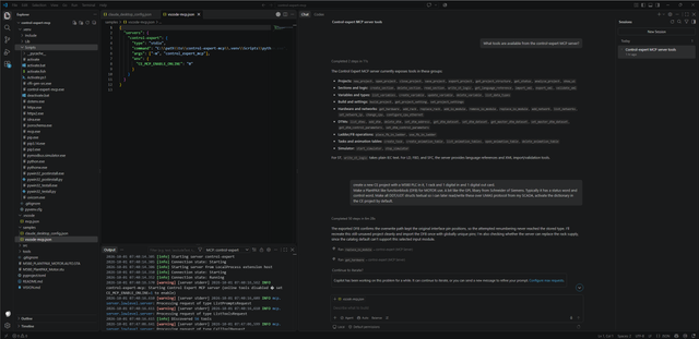 controlexpert MCP server command tools