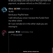 20 Altro Prior Refund Agreement