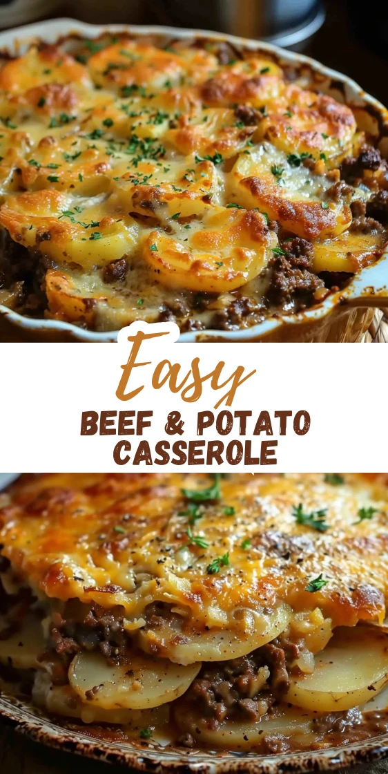 Easy Beef and Potato Casserole for a Cozy Family Dinner