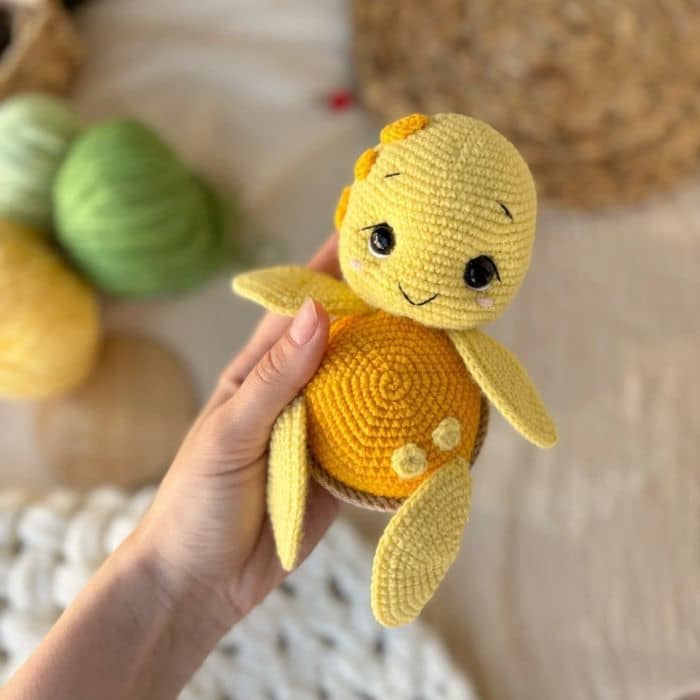 Amigurumi terminado basado en el patrón
