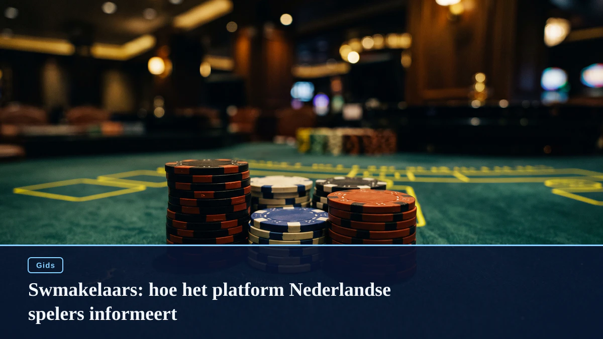 Swmakelaars: hoe het platform Nederlandse spelers informeert