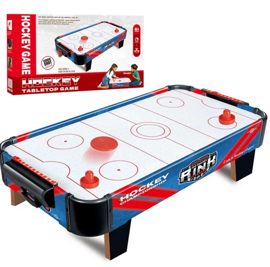 Wooden Go Hockey Table with Double Players Battle Hockey Table for Kids and Adults Hockey Table Game