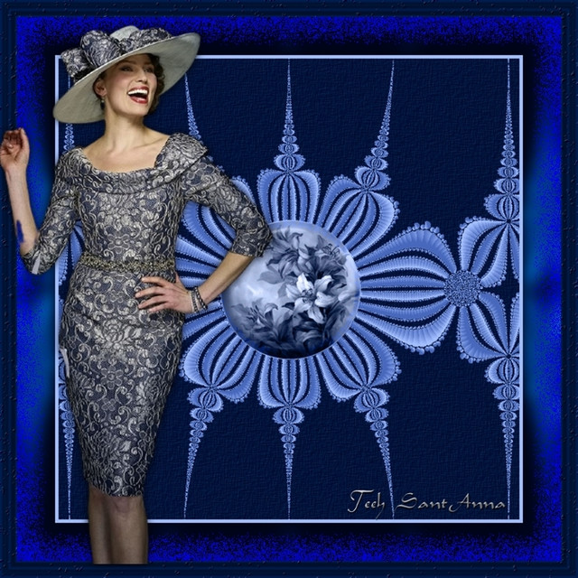 Vestida de Azul