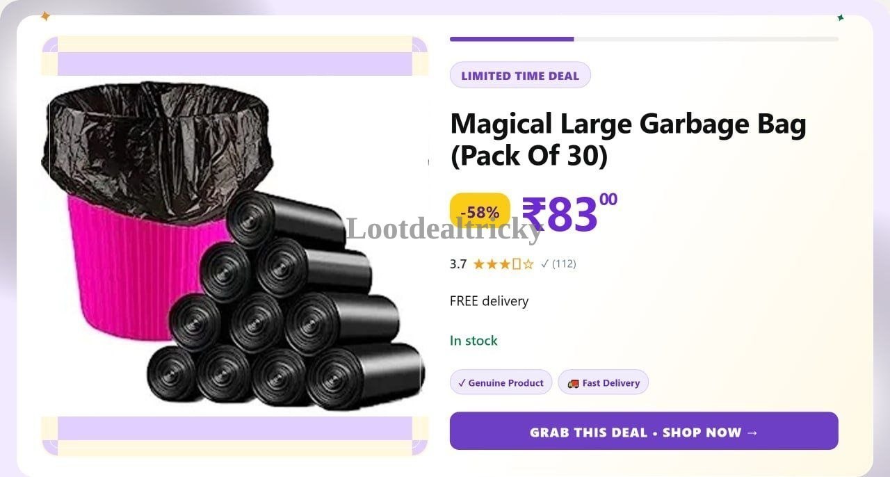 Magical Large Garbage – Just ₹83 | Loot Deal