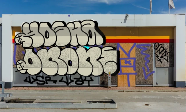 Graffiti artwork by hosha