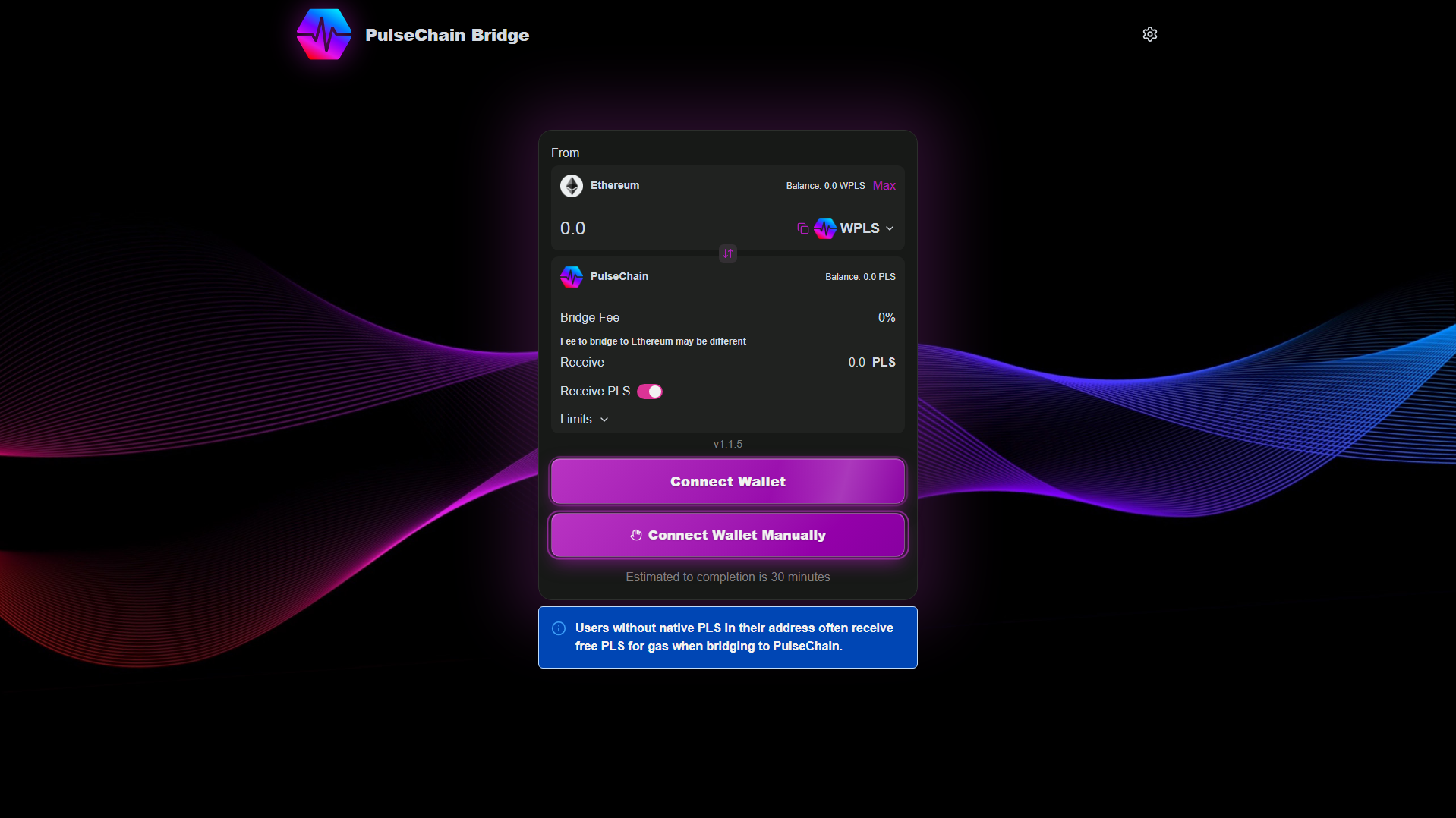 Stored capture of bridge-pulsechains.com