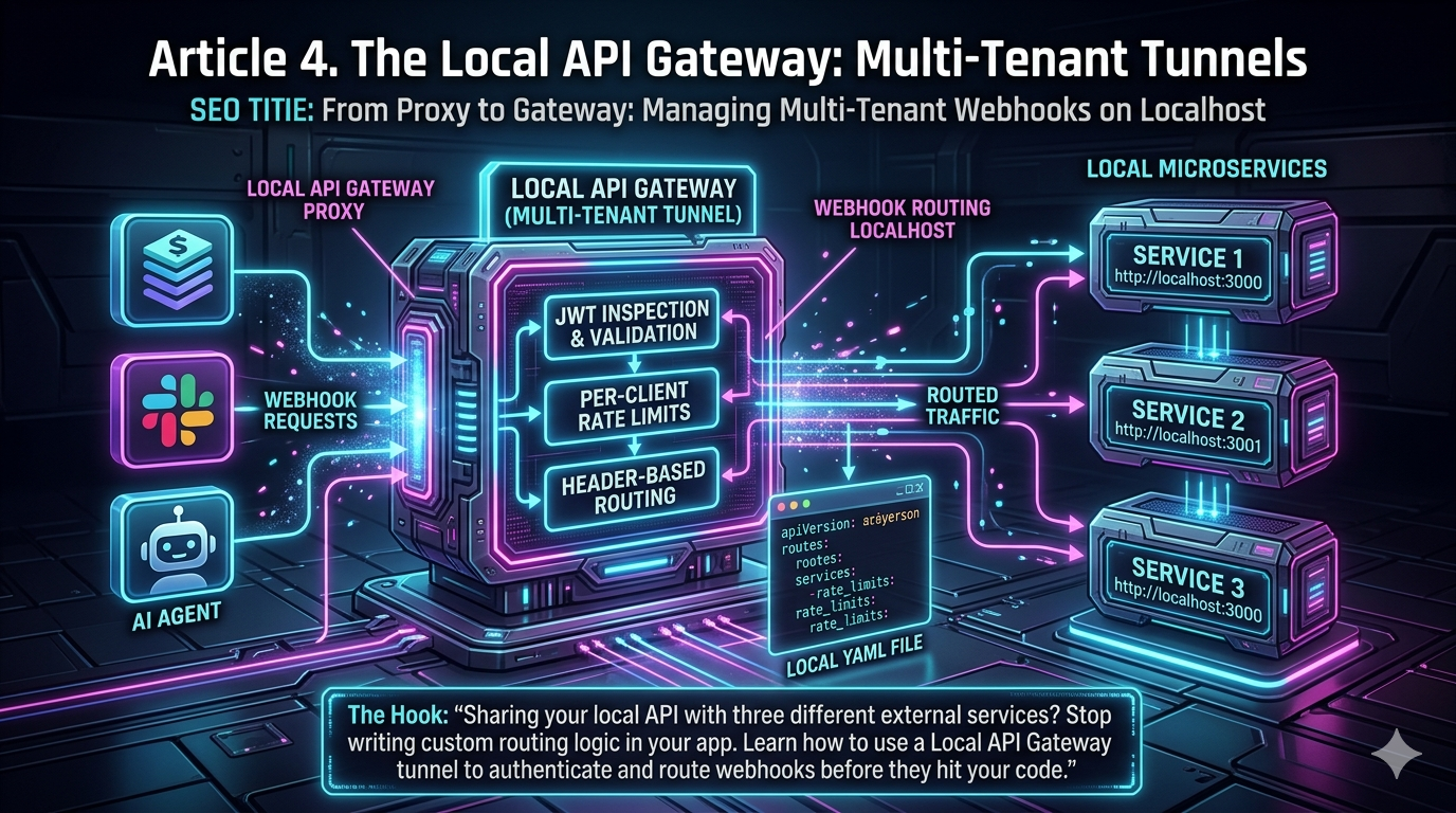 From Proxy to Gateway: Managing Multi-Tenant Webhooks on Localhost