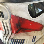 Helmet stripe relocation