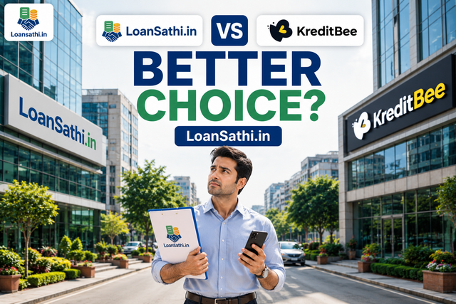 Loansathi.in vs KreditBee Personal Loan Comparison: Features, Rates, and Approval Speed