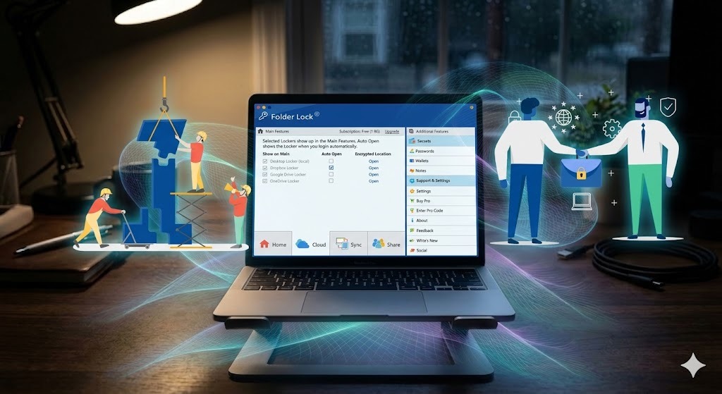 Background syncing technology