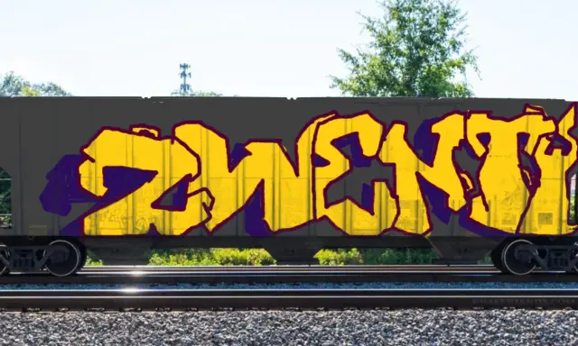 Graffiti artwork by 2WENTY